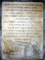 pict.C6 - The plaque commemorating one of the many restorations of the chapel